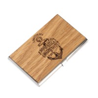 mini: Drewniany Wizytownik Bewood Inox Kotwica Dąb (1)