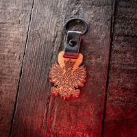 mini: Wooden Keychain - Polish Eagle (1)