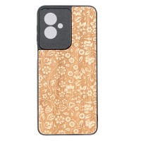 mini: Drewniane Etui Bewood do Motorola G55 5G KWIATY POLNE ANIEGRE (1)