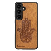 mini: Drewniane Etui Bewood do Samsung Galaxy S25 FE 5G HAMSA IMBUIA (1)