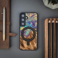 mini: Bewood Resin Case for Samsung Galaxy S25 FE - Planets - Mercury with MagSafe (3)