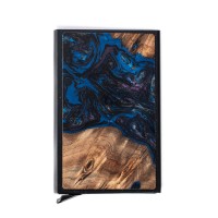 mini: Etui na karty Bewood Unique Black - Planets - Neptun (2)