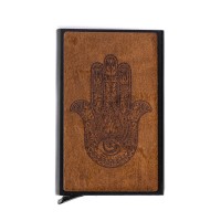 mini: Etui na karty Bewood Hamsa Imbuia (2)