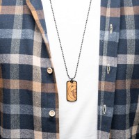 mini: Nieśmiertelnik Bewood - Niedźwiedź - Merbau (5)