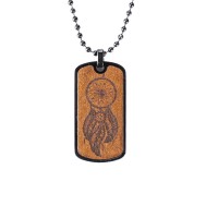 mini: Nieśmiertelnik Bewood - Łapacz Snów - Imbuia (1)