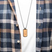 mini: Nieśmiertelnik Bewood - Lis - Merbau (5)