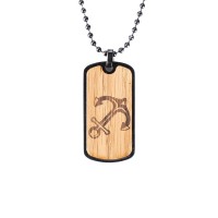 mini: Nieśmiertelnik Bewood - Kotwica - Dąb (1)