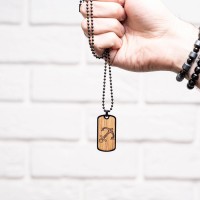 mini: Nieśmiertelnik Bewood - Kotwica - Dąb (5)