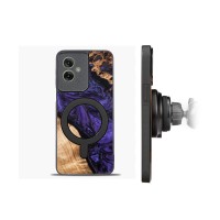 mini: Etui Bewood Unique do Motorola G55 5G - Violet z MagSafe (2)