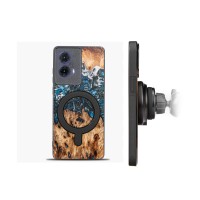 mini: Etui Bewood Unique do Motorola G85 5G - Planets - Ziemia z MagSafe (2)