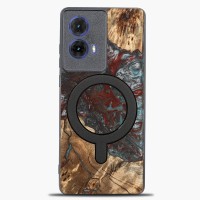 mini: Etui Bewood Unique do Motorola G85 5G - Planets - Pluton z MagSafe (1)