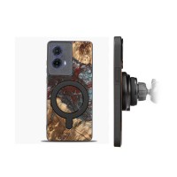 mini: Etui Bewood Unique do Motorola G85 5G - Planets - Pluton z MagSafe (2)