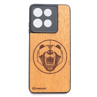 mini: Drewniane Etui Bewood do Motorola G86 5G NIEDŹWIEDŹ MERBAU (1)