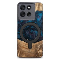 mini: Bewood Resin Case for Motorola G56 5G - Planets - Neptune with MagSafe (1)