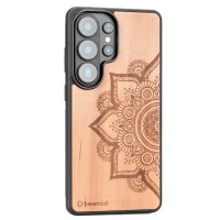 mini: Drewniane Etui Bewood do Samsung Galaxy S26 Ultra MANDALA JABŁOŃ (2)