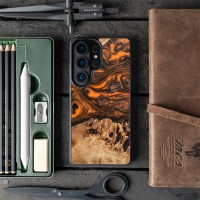 mini: Etui Bewood Unique do Samsung Galaxy S26 Ultra - Orange (2)