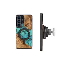 mini: Etui Bewood Unique do Samsung Galaxy S26 Ultra - Turquoise z MagSafe (2)