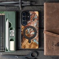 mini: Etui Bewood Unique do Samsung Galaxy S26 Ultra - Planets - Jowisz z MagSafe (3)