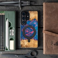 mini: Etui Bewood Unique do Samsung Galaxy S26 Ultra - Neons - Vegas z MagSafe (3)