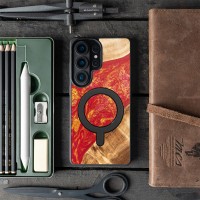 mini: Etui Bewood Unique do Samsung Galaxy S26 Ultra - Neons - Paris z MagSafe (3)