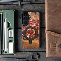 mini: Bewood Resin Case for Samsung Galaxy S26 - Planets - Mars with MagSafe (3)