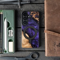 mini: Bewood Resin Case for Samsung Galaxy S26 Plus - Violet with MagSafe (3)