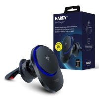 mini: Uchwyt samochodowy / ładowarka indukcyjna 3mk Hardy AeroCharger 15W MPP Qi2 Black (1)