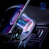 mini: Uchwyt samochodowy / ładowarka indukcyjna 3mk Hardy AeroCharger 15W MPP Qi2 Black (4)