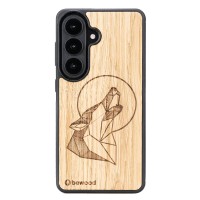 mini: Samsung Galaxy A37 5G Wolf Oak Bewood Wood Case (1)