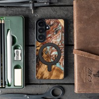 mini: Bewood Resin Case for Samsung Galaxy A57 5G - Planets - Jupiter with MagSafe (3)