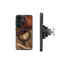 mini: Bewood Resin Case for Samsung Galaxy A57 5G - 4 Elements - Fire with MagSafe (2)
