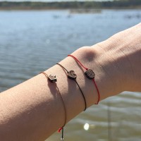 mini: Bewood Happiness Bracelet – Heart - Red (4)