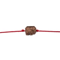 mini: Bewood Happiness Bracelet – Elephant – Red (3)