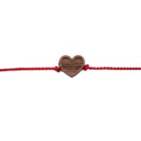 mini: Bewood Happiness Bracelet – Heart - Red (2)