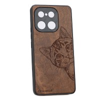 mini: Realme 16 Pro Plus 5G Cat Lover Imbuia Wood Case (2)