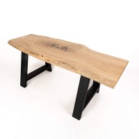 mini: Stolik kawowy Bewood Live Edge - Dąb - #7 (2)