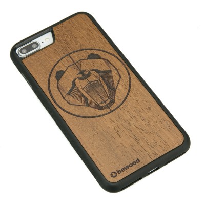 Apple iPhone 7 Plus / 8 Plus Bear Merbau Wood Case