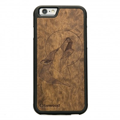 Apple iPhone 6 Plus / 6s Plus  Wolf Imbuia Wood Case