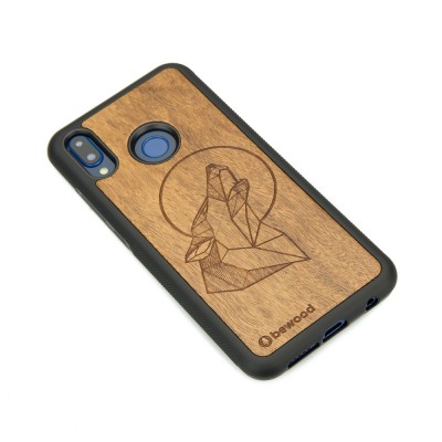 Huawei P20 Lite Wolf Imbuia Wood Case