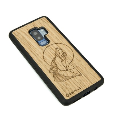 Samsung Galaxy S9+ Wolf Oak Wood Case