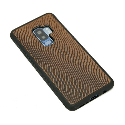 Samsung Galaxy S9+ Waves Merbau Wood Case