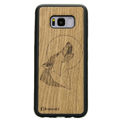 Samsung Galaxy S8+ Wolf Oak Wood Case
