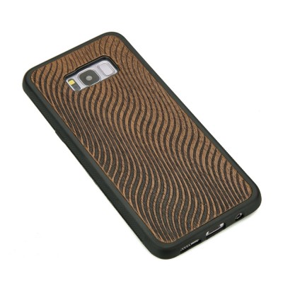 Samsung Galaxy S8+ Waves Merbau Wood Case