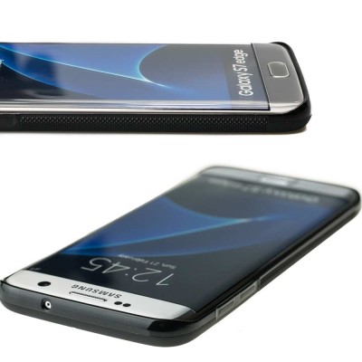 Drewniane Etui na Samsung Galaxy S7 Edge RÓŻA WIATRÓW MERBAU