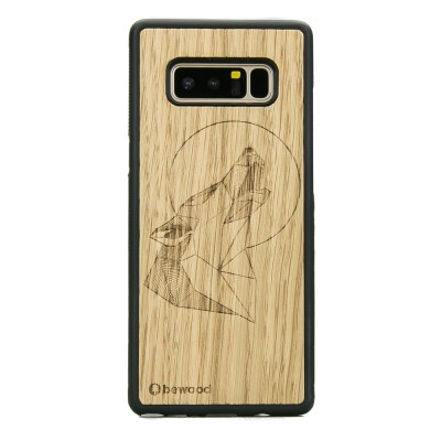 Samsung Galaxy Note 8 Wolf Oak Wood Case