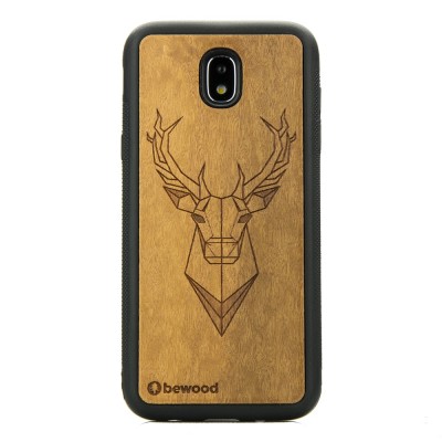 Samsung Galaxy J7 2017 Deer Imbuia Wood Case