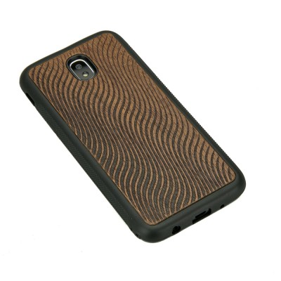 Samsung Galaxy J7 2017 Waves Merbau Wood Case