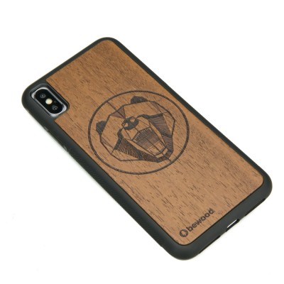 Apple iPhone XS MAX Bear Merbau Wood Case