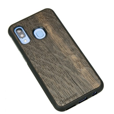 Samsung Galaxy A40 Smoked Oak Wood Case