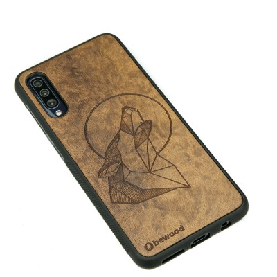 Samsung Galaxy A70 Wolf Imbuia Wood Case